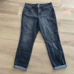 Judy Blue boyfriend fit black jeans size 9/29 EUC